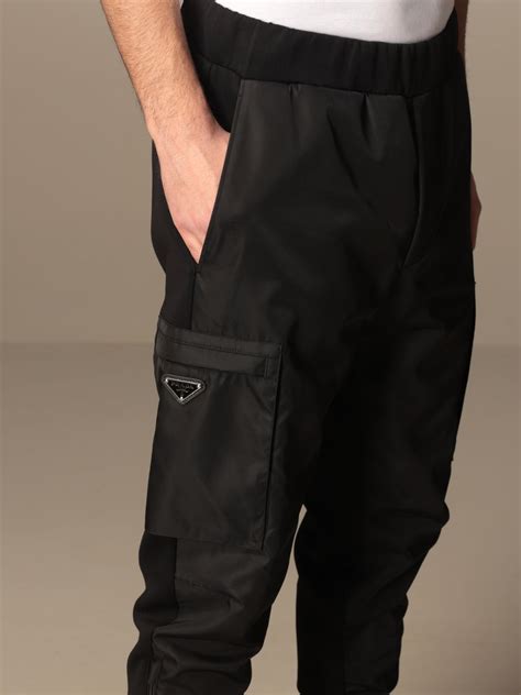 prada sport trousers|prada trousers men.